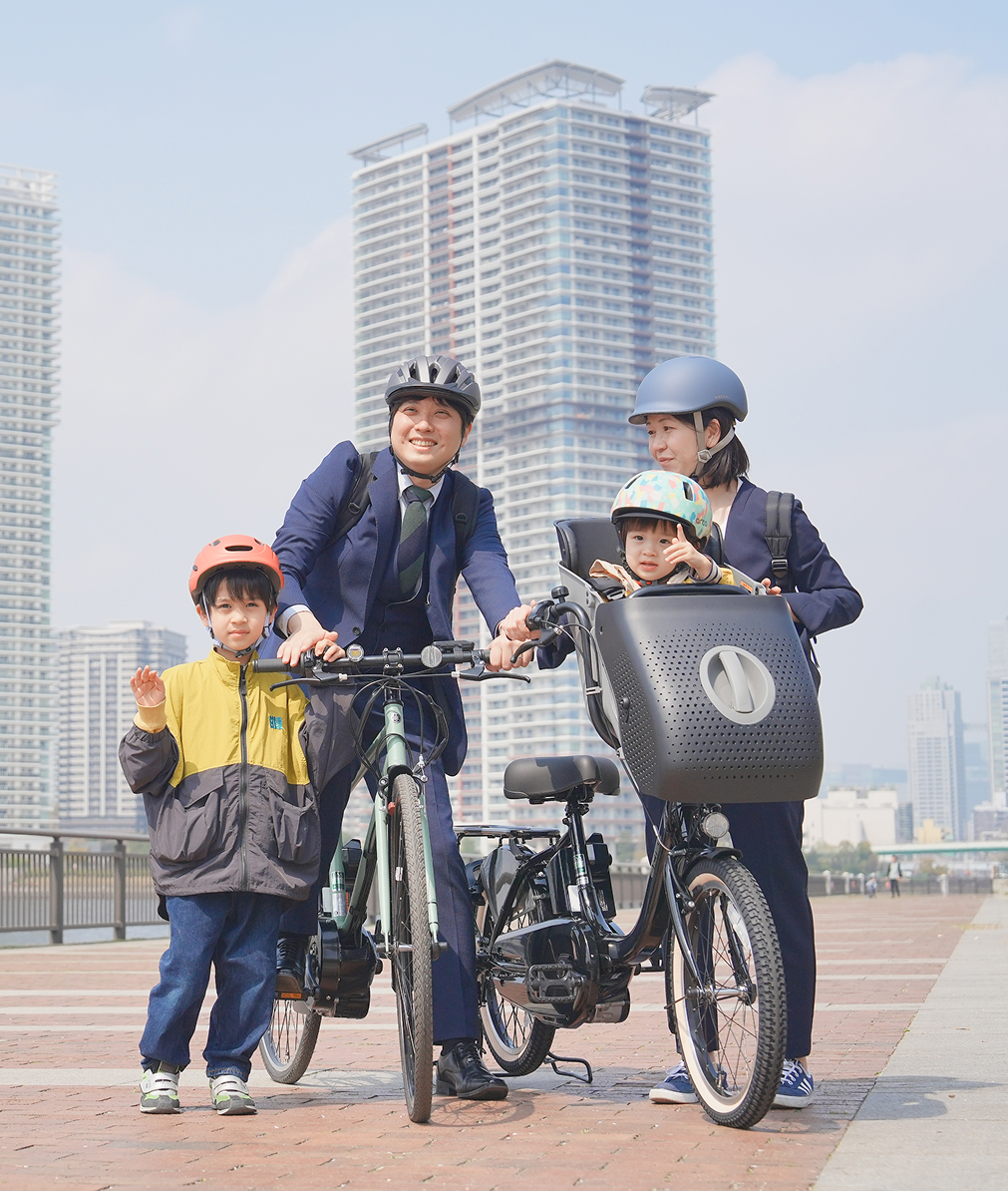 自転車で通勤・通学している家族